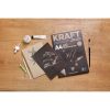 Kraft bi-face bloc coll&eacute; 60F A5 90g
