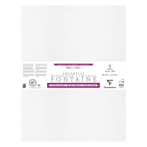 Fontaine Extra Blanc Grain Fin paquet 5F 56x76cm 300g