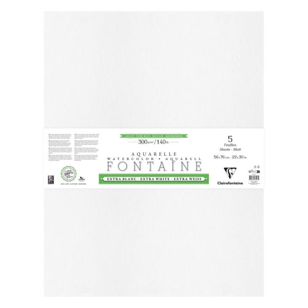Fontaine Extra Blanc Grain Torchon paquet 5F 56x76cm 300g