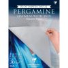 Pergamine bloc coll&eacute; papier cristal 30F 24x32cm 45g