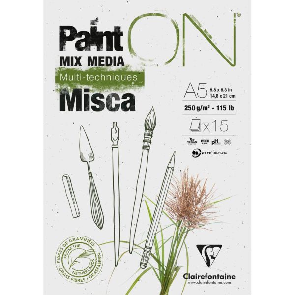 PaintON Misca bloc coll&eacute; 15F A5 250g