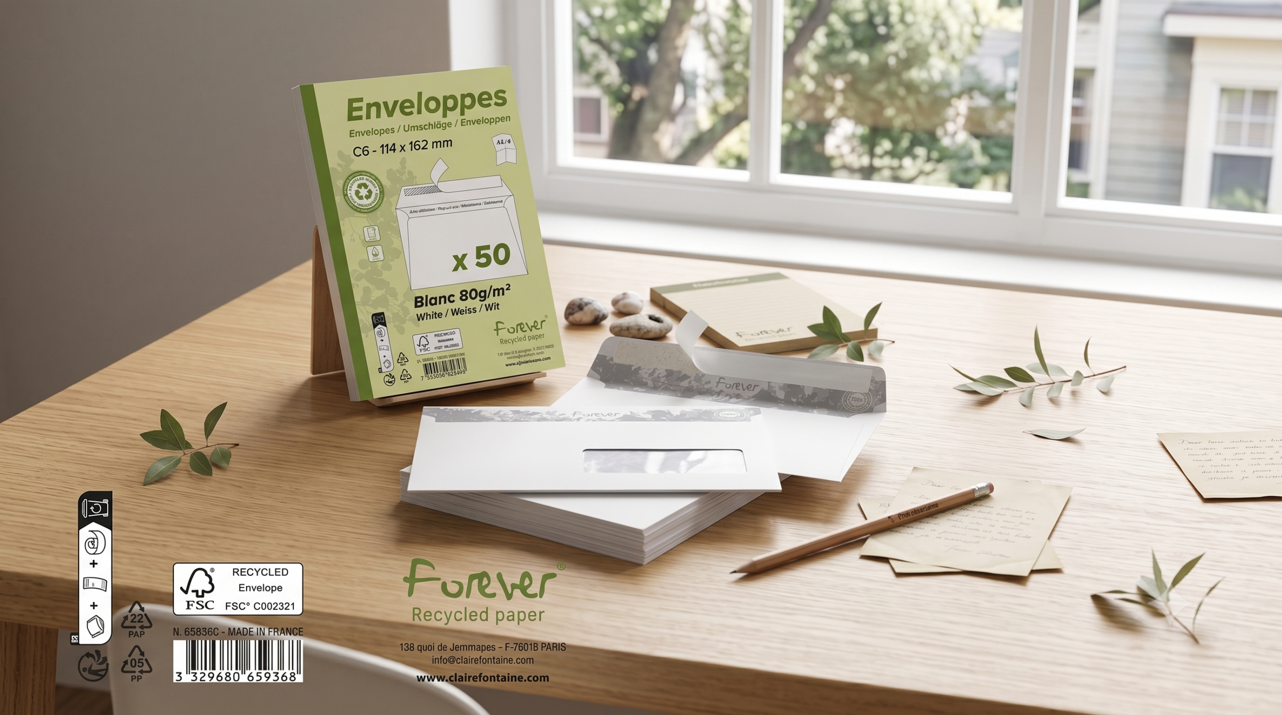 Recycled envelopes