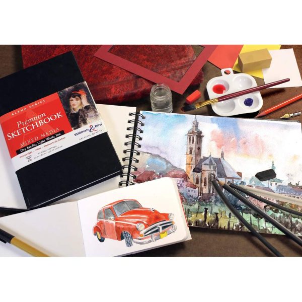 Alpha Series carnet rembord&eacute; rigide 62F 22,9&times;15,2cm 150g