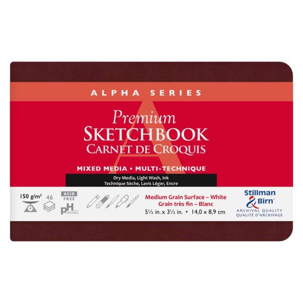 Alpha Series carnet souple 46F 14&times;8,9cm 150g