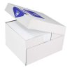 Boite de 500 Enveloppes Blanches C5-162x229mm - Auto-Adh&eacute;sives - 90g/m2 - Fen&ecirc;tre Papier Cristal 45x100 (position 20/20)