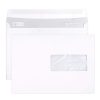 Boite de 500 Enveloppes Blanches C5-162x229mm - Auto-Adh&eacute;sives - 90g/m2 - Fen&ecirc;tre Papier Cristal 45x100 (position 62/20)