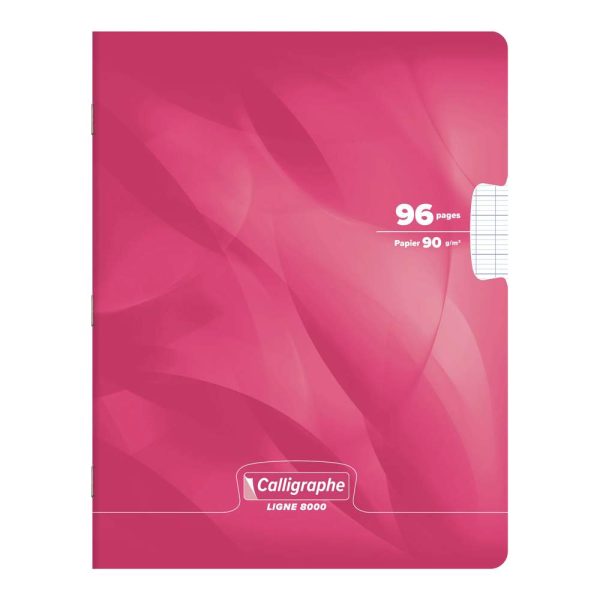 Cahier piqu&eacute; 8000 CARTE 17&times;22 cm 96 pages grands carreaux 90 g