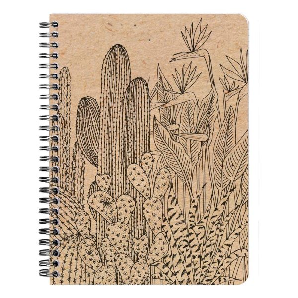 Le cerisier blanc, Carnet reliure int&eacute;grale A5 14,8&times;21 cm, 148 pages, lign&eacute;, ass.