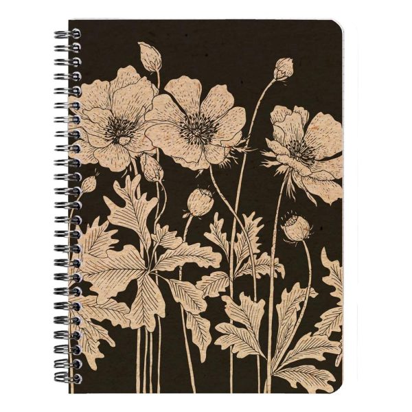 Le cerisier blanc, Carnet reliure int&eacute;grale A5 14,8&times;21 cm, 148 pages, lign&eacute;, ass.