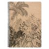 Le cerisier blanc, Cahier reliure int&eacute;grale A4 21x29,7 cm, 148 pages, lign&eacute; et marge, ass.