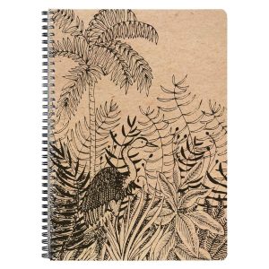 Le cerisier blanc, Cahier reliure int&eacute;grale A4 21x29,7 cm, 148 pages, lign&eacute; et marge, ass.