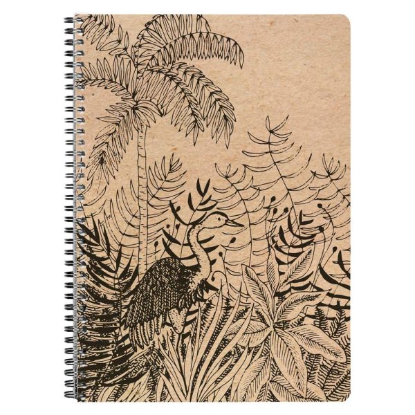 Le cerisier blanc, Cahier reliure int&eacute;grale A4 21&times;29,7 cm, 148 pages, lign&eacute; et marge, ass.