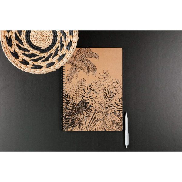 Le cerisier blanc, Cahier reliure int&eacute;grale A4 21&times;29,7 cm, 148 pages, lign&eacute; et marge, ass.