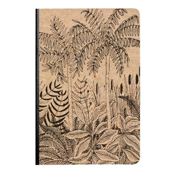 Le cerisier blanc, Carnet brochure souple A5 14,8&times;21 cm, 160 pages, lign&eacute;, dos toil&eacute;, ass.