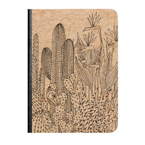 Le cerisier blanc, Carnet brochure souple A6 10,5&times;14,8 cm, 144 pages, lign&eacute;, dos toil&eacute;, ass.