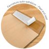 Boite de 125 Pochettes Kraft Arm&eacute; Brun C4-229x324 mm avec Soufflet de 30 mm - Auto-Adh&eacute;sives - 130g/m2