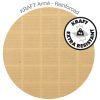 Boite de 125 Pochettes Kraft Arm&eacute; Brun 24-260x330 mm avec Soufflet de 30 mm - Auto-Adh&eacute;sives - 130g/m2