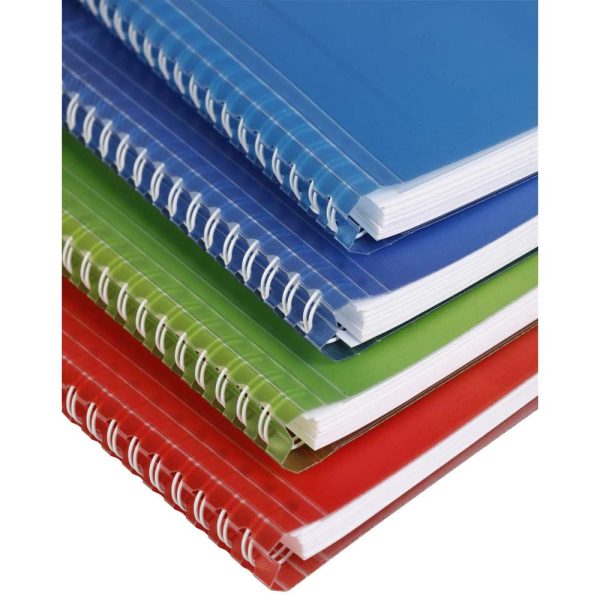 Cahier de textes reliure int&eacute;grale Koverbook 17x22cm 148 pages grands carreaux couverture polypropyl&egrave;ne transparent