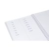 Carnet de vocabulaire reliure int&eacute;grale Koverbook A5 100 pages lign&eacute; + marge centrale couverture polypropyl&egrave;ne transparent