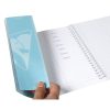 Carnet de vocabulaire reliure int&eacute;grale Koverbook A5 100 pages lign&eacute; + marge centrale couverture polypropyl&egrave;ne transparent