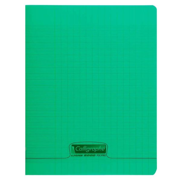 Cahier piqu&eacute; 8000 POLYPRO 17&times;22 cm 32 pages grands carreaux 90 g