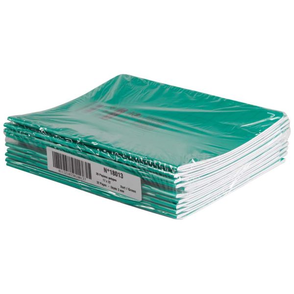 Cahier d&rsquo;&eacute;criture piqu&eacute; 8000 POLYPRO 17&times;22 cm 32 pages grands carreaux 2,5mm 90 g