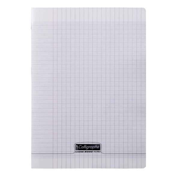 Cahier piqu&eacute; 8000 POLYPRO A4 48 pages petits carreaux 90 g