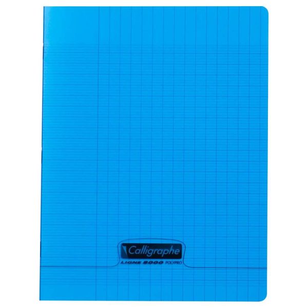Cahier piqu&eacute; 8000 POLYPRO 17&times;22 cm 48 pages grands carreaux 90 g