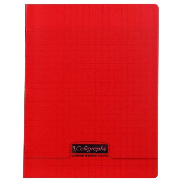 Cahier piqu&eacute; 8000 POLYPRO 17&times;22 cm 140 pages grands carreaux 90 g