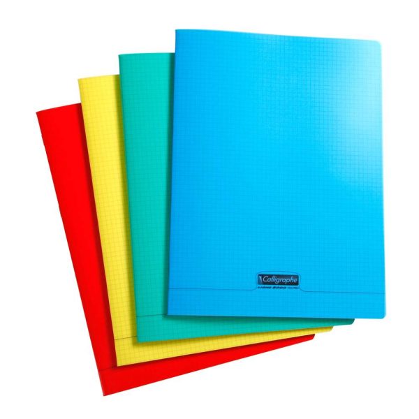 Cahier piqu&eacute; 8000 POLYPRO A4 48 pages petits carreaux 90 g