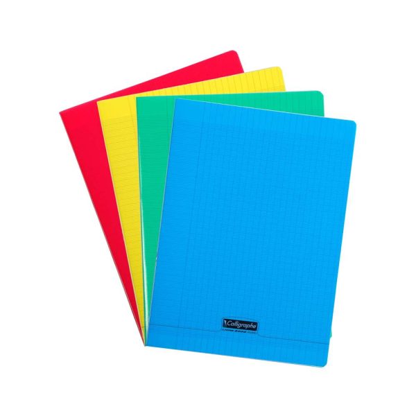 Cahier piqu&eacute; 8000 POLYPRO 24&times;32 cm 96 pages grands carreaux 90 g