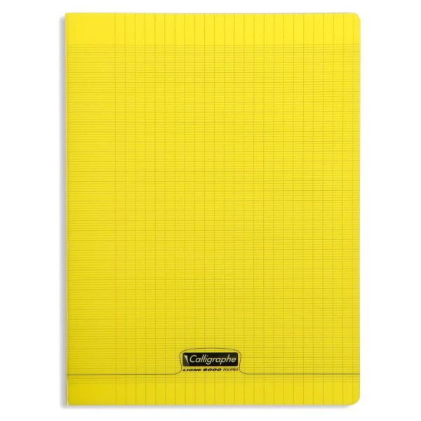 Cahier piqu&eacute; 8000 POLYPRO 24&times;32 cm 96 pages grands carreaux 90 g