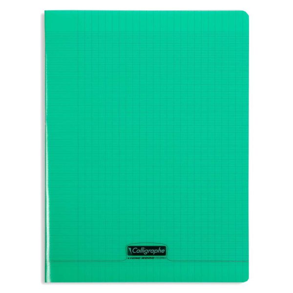 Cahier piqu&eacute; 8000 POLYPRO 24&times;32 cm 96 pages grands carreaux 90 g