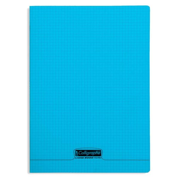 Cahier piqu&eacute; 8000 POLYPRO 24&times;32 cm 96 pages petits carreaux 90 g