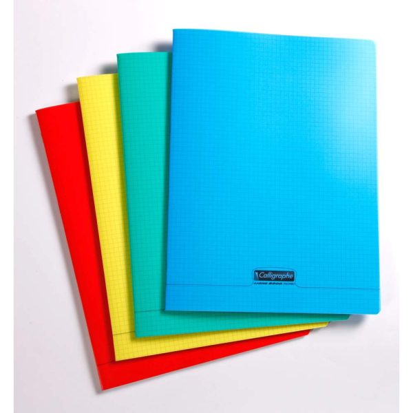 Cahier piqu&eacute; 8000 POLYPRO 24&times;32 cm 96 pages petits carreaux 90 g