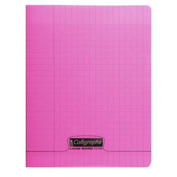 Cahier piqu&eacute; 8000 POLYPRO 17&times;22 cm 48 pages grands carreaux 90 g