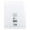Cahier piqu&eacute; 8000 POLYPRO 17x22 cm 96 pages grands carreaux 90 g