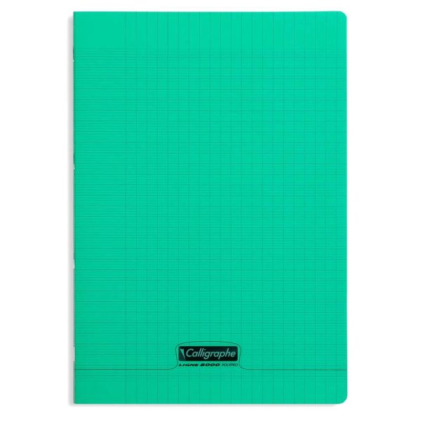 Cahier piqu&eacute; 8000 POLYPRO A4 96 pages grands carreaux 90 g