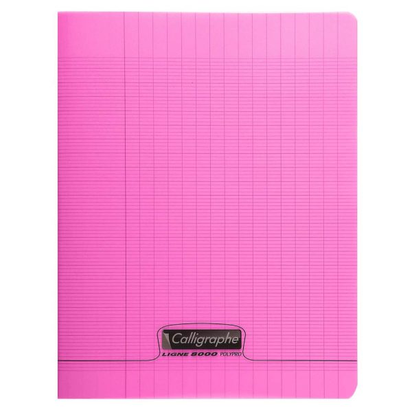 Cahier piqu&eacute; 8000 POLYPRO 24&times;32 cm 48 pages grands carreaux 90 g