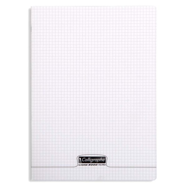 Cahier piqu&eacute; 8000 POLYPRO 24&times;32 cm 48 pages petits carreaux 90 g