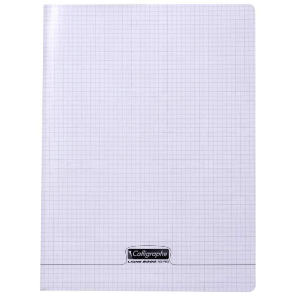 Cahier piqu&eacute; 8000 POLYPRO 24&times;32 cm 96 pages petits carreaux 90 g