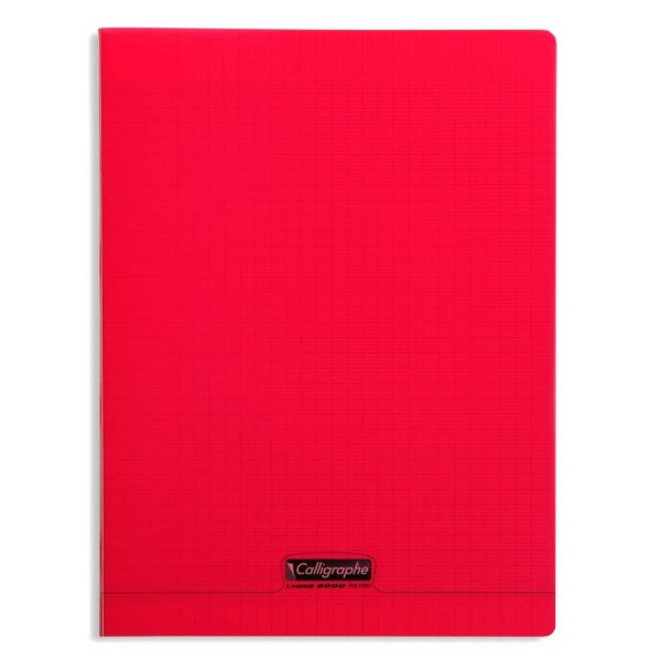 Cahier piqu&eacute; 8000 POLYPRO 24&times;32 cm 96 pages grands carreaux 90 g