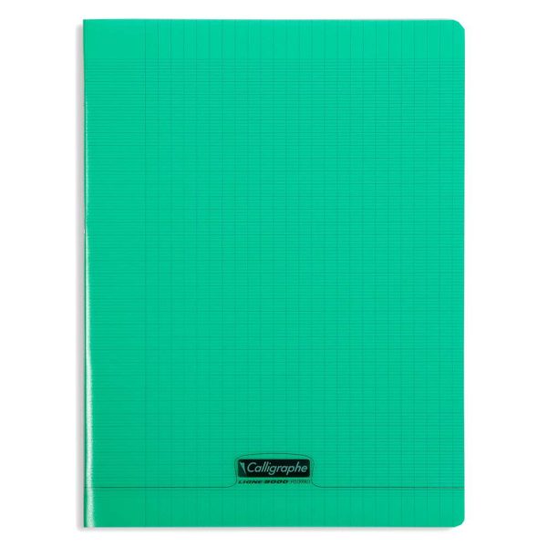 Cahier piqu&eacute; 8000 POLYPRO 24&times;32 cm 96 pages grands carreaux 90 g