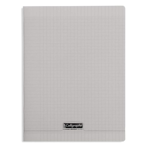 Cahier piqu&eacute; 8000 POLYPRO 24&times;32 cm 96 pages grands carreaux 90 g