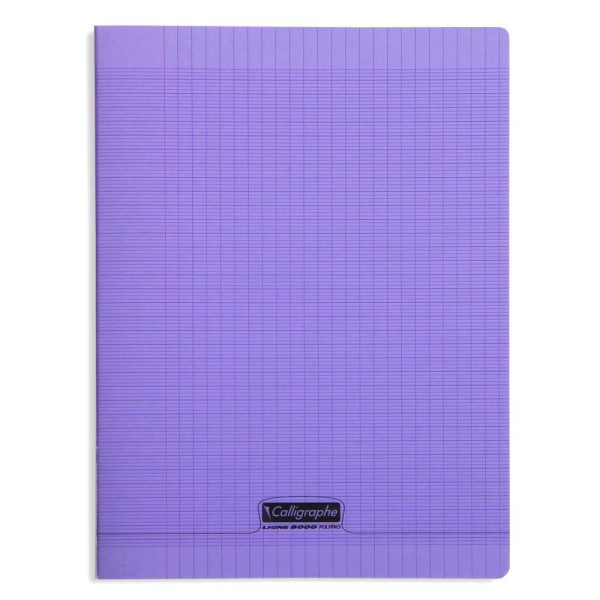 Cahier piqu&eacute; 8000 POLYPRO 24&times;32 cm 96 pages grands carreaux 90 g