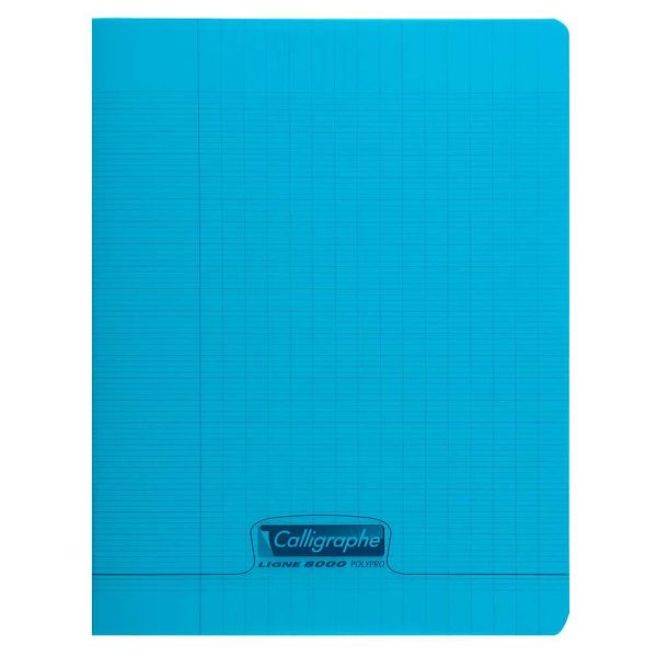 Cahier piqu&eacute; 8000 POLYPRO 17&times;22 cm 140 pages grands carreaux 90 g