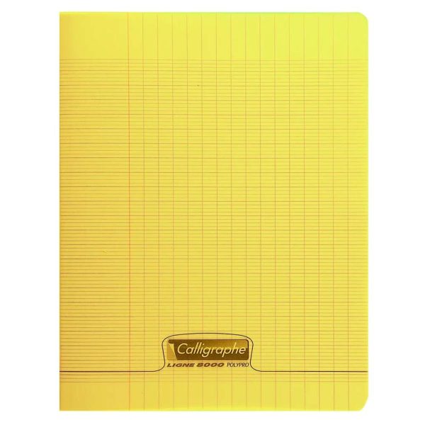 Cahier piqu&eacute; 8000 POLYPRO 17&times;22 cm 140 pages grands carreaux 90 g