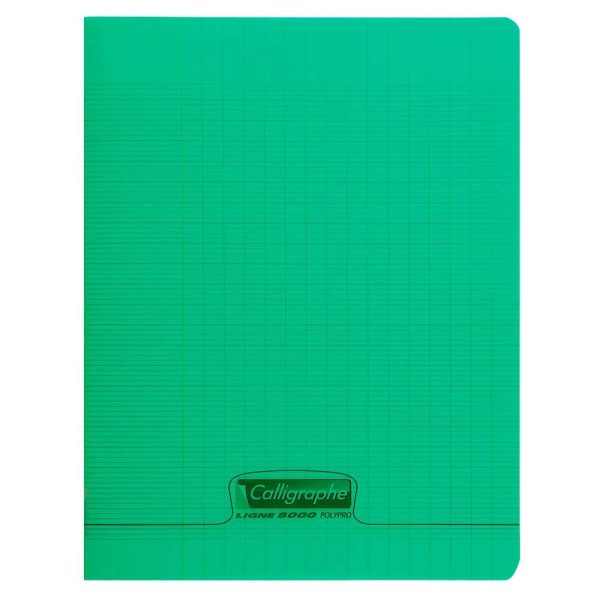 Cahier piqu&eacute; 8000 POLYPRO 17&times;22 cm 140 pages grands carreaux 90 g