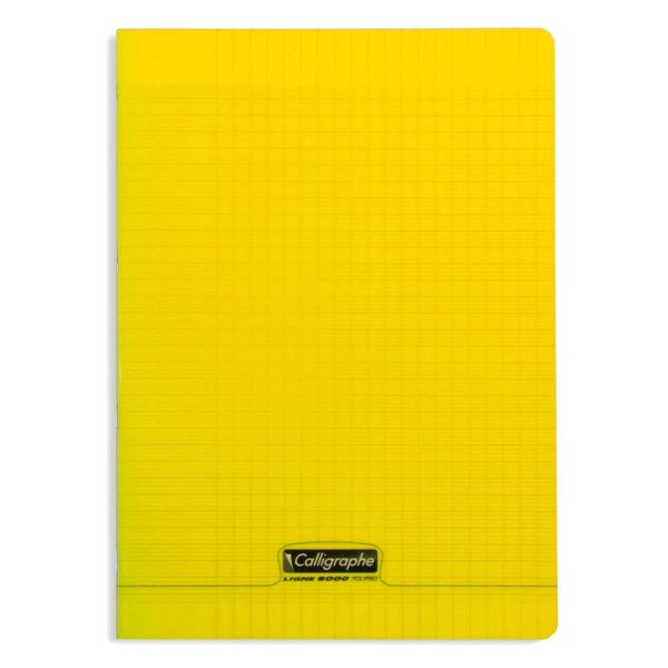 Cahier piqu&eacute; 8000 POLYPRO A4 140 pages grands carreaux 90 g