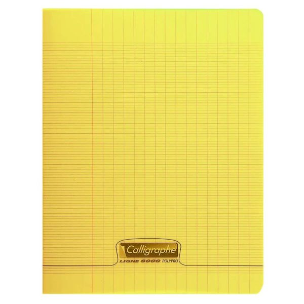 Cahier piqu&eacute; 8000 POLYPRO 17&times;22 cm 192 pages grands carreaux 90 g